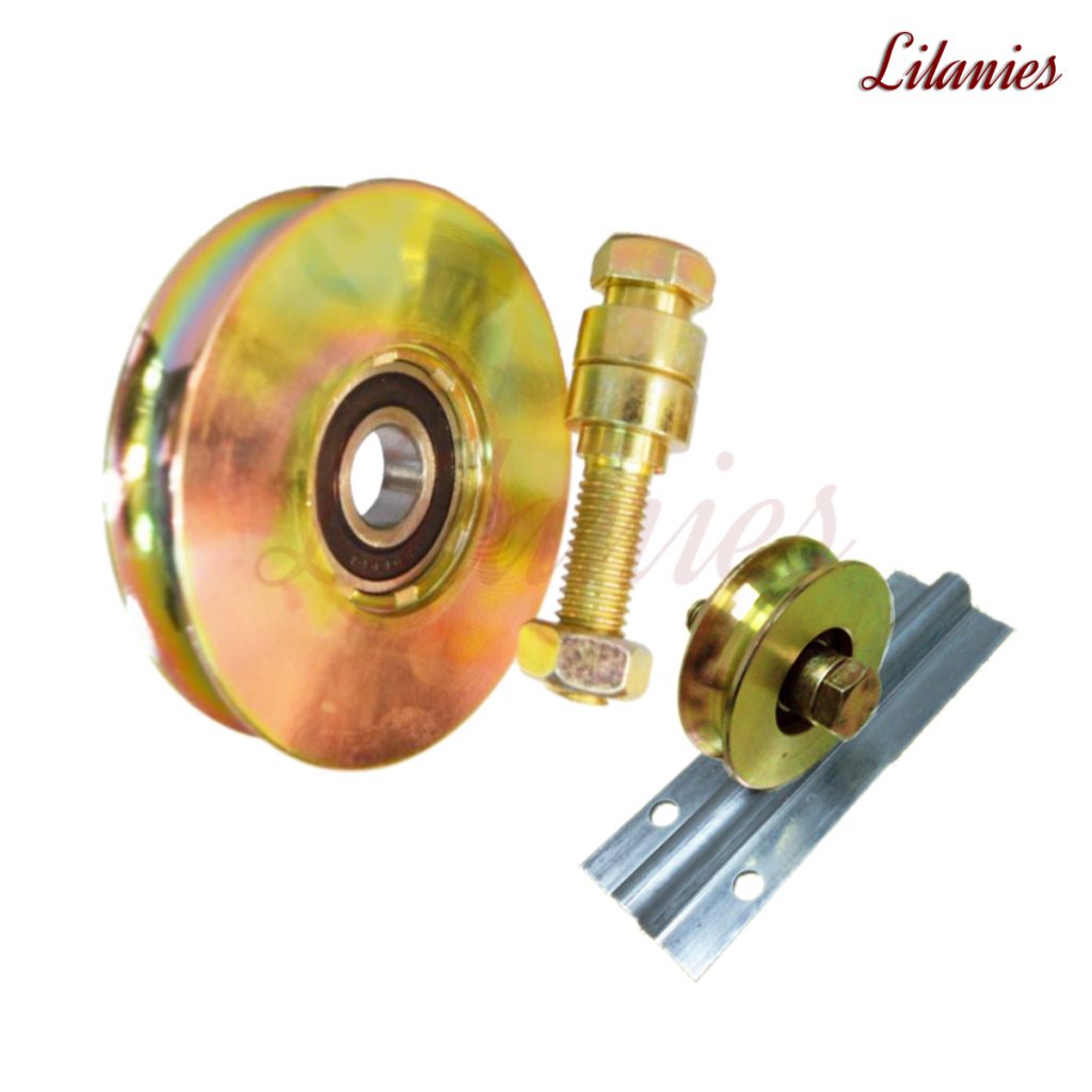 Sliding Gate Wheel 160mm 6 inch | 20mm U O Groove | Double Bearing - Lilanies Architectural Products